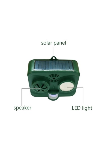 Bloomnest Güneş Enerjili Köpek/kuş Kovucu - Bahçe, Çiftlik, Meyve Bahçesi İçin Açık Hava Güvenliği