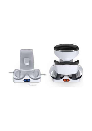 Tongxida Türkçe Ps Vr2 Dobe Kolu Şarj Tabanı Gözlük Saklama Braketi İçin 001, Ps5 Vr2 İçin Özel Şarj Yuvası, Sol Ve Sağ Denet