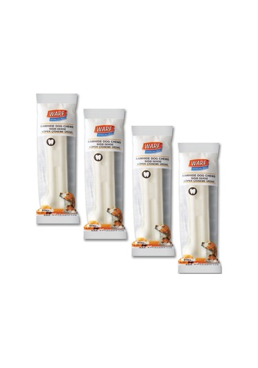 Warf Beyaz Sığır Derisi Pres Kemik 20.5 CM 4 x 150 G