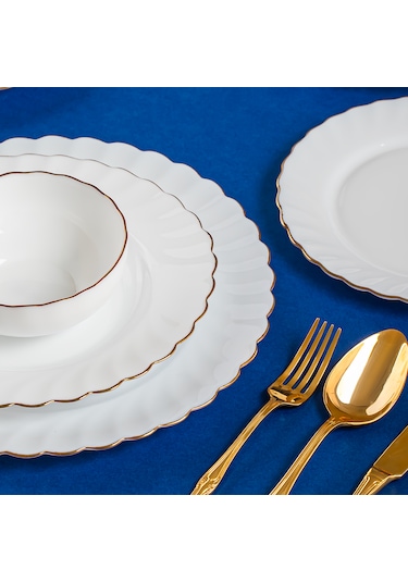 Perotti 17585 Waves Opal 24 Parça 6 Kişilik Yemek Takımı