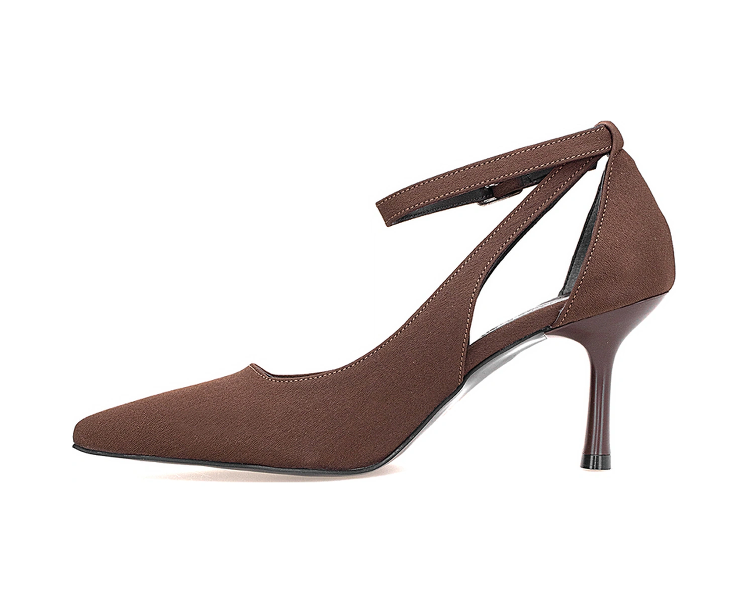 Elit 25kmst1117z Kadın Klasik Topuklu Ayakkabı Kahverengi Kahverengi