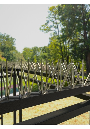 Plastik Kuşkonmaz Bariyer Kuş Engelleyici 3d Model 50 Cm