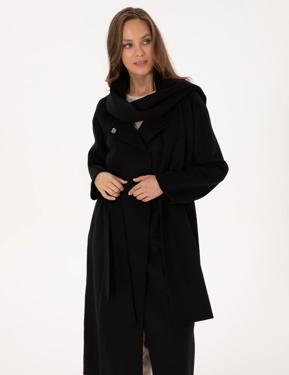 Pierre Cardin Kadın Siyah Kaban 50309079-vr046 Siyah