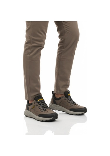 Gri Nubuk Hakiki Deri Erkek Outdoor Ayakkabı 250069 M Gri