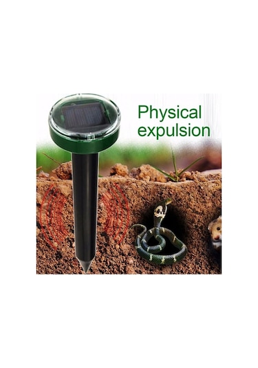 Pazly Jms Ultrasonik Güneş Sıçan Kovucu, Yılan Köstebek Fare Kovucu