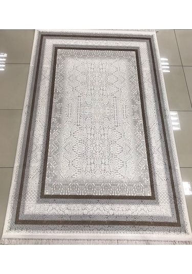 Padişah Halı Santo 77771 070 Serisi Akrilik Salon Oturma Yatak Odası Halısı Kahve