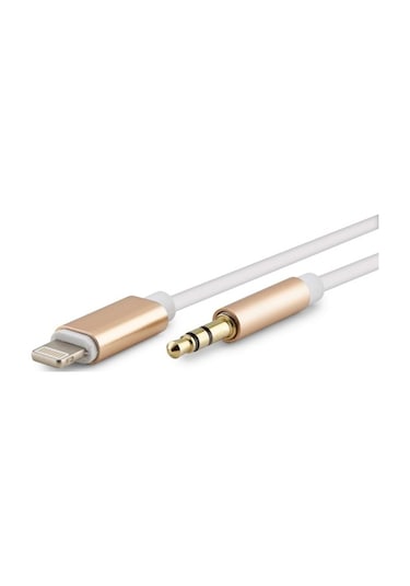 1 Metre Lightning To AUX 3.5mm 2 Boğum Jack Çevirici Dönüştürücü