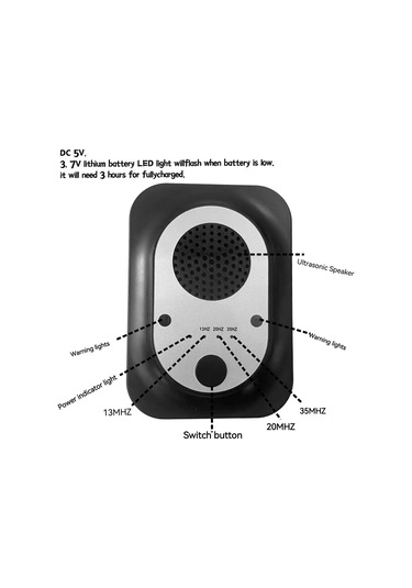 Anti-barking Cihazı Ultrasonik Köpek Havlama Kontrolü 3 Ayarlanabilir Dişli Su Geçirmez Köpek Havlama Engelleyici Cihazlar İç Mekanlar Ve Dış Mekanlar İçin