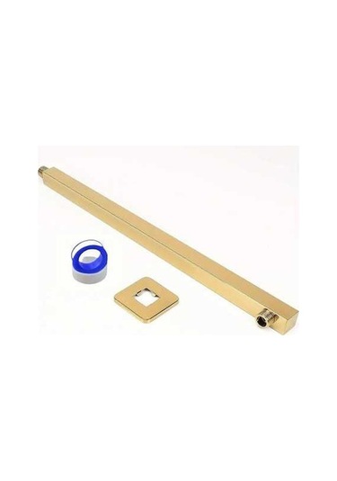 Fastbuy Challenger Altın 40cm Ayarlanabilir Yağmur Duş Kolu Ptfe Contalı Sızdırmaz 304 Paslanmaz Çelik Altın Altın