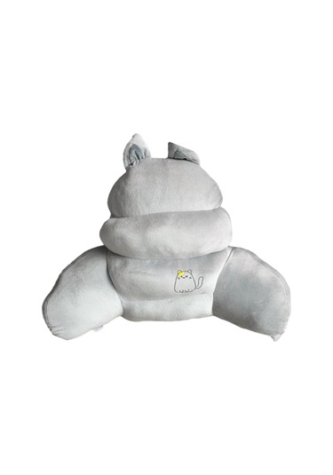 Suntek Magideal Sırt Yastığı Bel Rahat Yatak Yumuşak Dayanma Gri