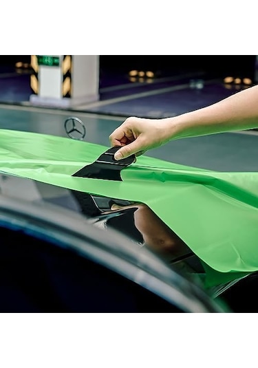 Saplı Ufak Köşelik Kenar Raglesi Cam Filmi Çekme Aparatı Siyah