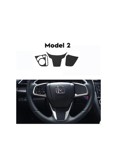 Honda Fc5 Direksiyon Karbon Kaplama Stıcker