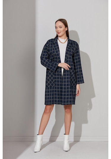 Alexander Gardi Alexander Gardı Düğmeli Astarsız Oversize Kaban B22-158209 001