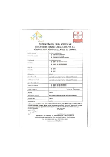 OG natural Organik Keçiboynuzu Pekmezi +8 Ay 300 Gr