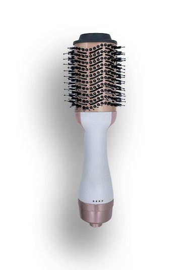 One Step Saç Şekillendirici Ve Saç Düzleştirici Fön Tarağı Beyaz