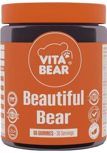 Vita Bear Beautiful Cilt Vitamini 60 Gummy