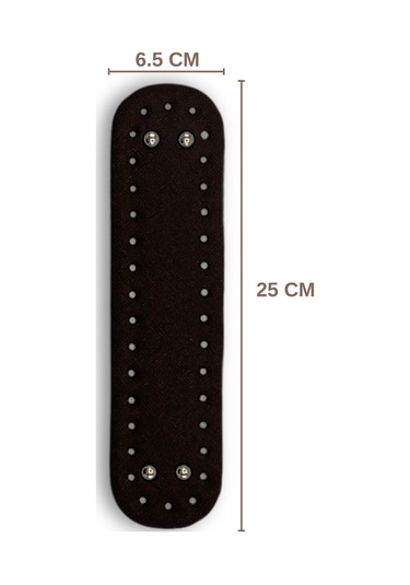 Sensy Çanta Tabanı Mini Suni Deri 6.5cmx25cm Kahverengi