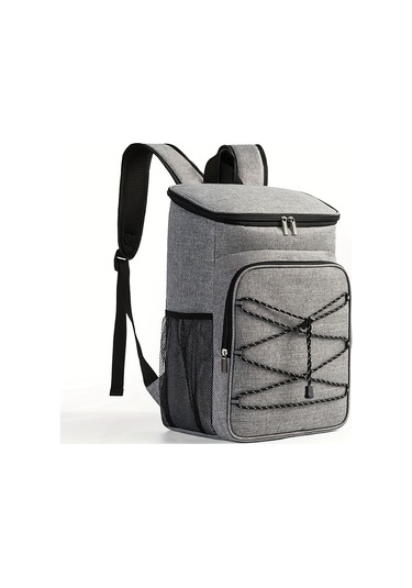 Yaozixa Oxford Kumaş Çift Omuzlu Soğutucu Çanta, Büyük Kapasite, Piknik Ve Outdoor Kullanıma Uygun, Soğuk Saklama Özelliği, Lacivert Lacivert