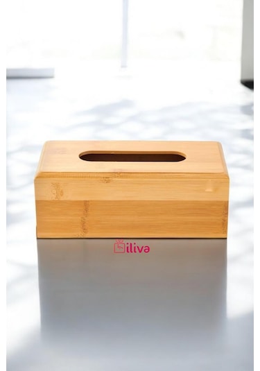 Masa Üstü Bambu Peçetelik - Ahşap