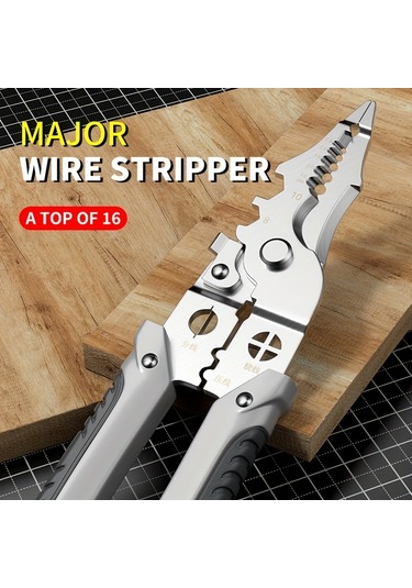 Singree Çok İşlevli Tel Soyucusu: Soyma, Bükme, Klemleme Ve Kesme - Elektrikçi Ve Ev Tesisatı İçin Çelik Takım 9/16'lı Seçenek