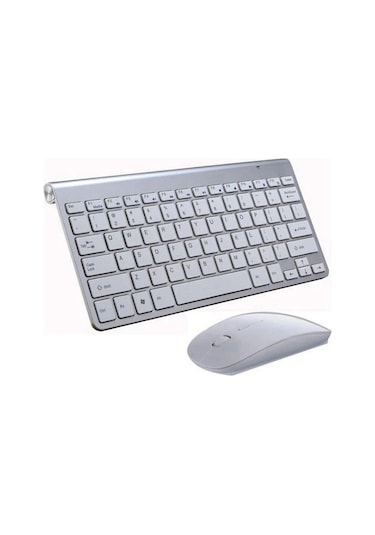 Zr481 Gri Wireless Klavye Mouse Set Lazer