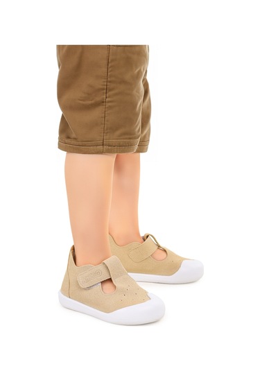 Kiko Kids Elroy Cırtlı Erkek Bebek Günlük Ayakkabı Kum