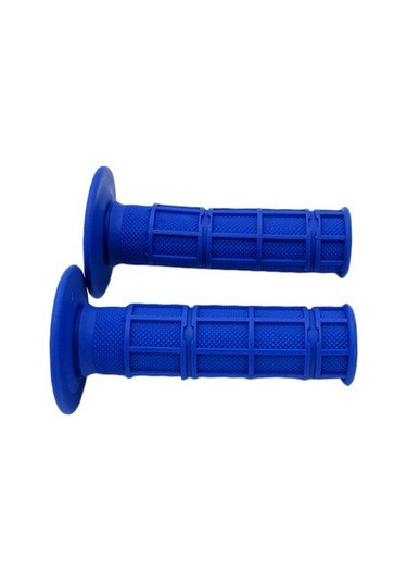 Zcjb 7/8" Motocross Grips Kir Bisikleti 22mm Mavi