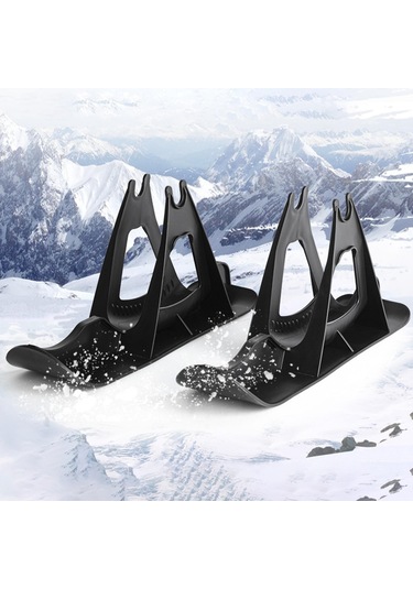 Suntek Çocuk Kayak Kızağı Ataşmanı Kar Denge Bisikleti Çim Siyah