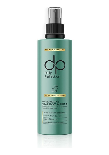 Dp Daily Perfection Hyaluronik Asit Durulanmayan Sıvı Saç Kremi  180 ML