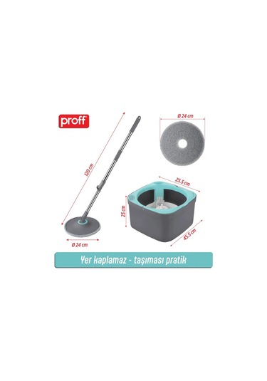 Proff Triton Temizlik Seti Gri