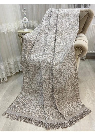 Özlü Home Kol Kapatan Lüks Pamuklu Koltuk Örtüsü 170X350