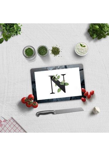Decorita Cam Kesme Tahtası - Cam Kesme Tablası Harfli Tasarım N 20 CM x 30 CM