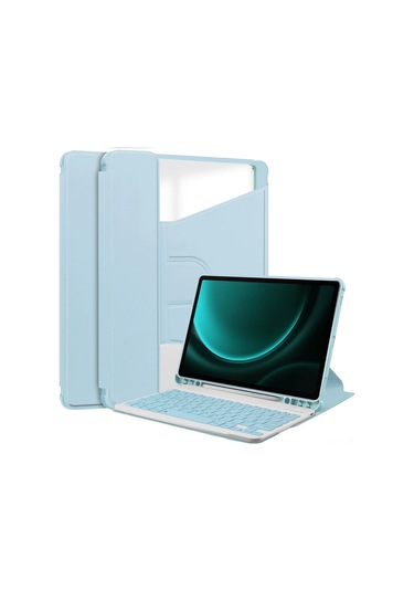 Geeksen "Samsung Uyumlu Tab S9 Fe İçin 360 Dönebilen Bluetooth Klavye Kılıfı - Şık Ve Korumalı" Optik