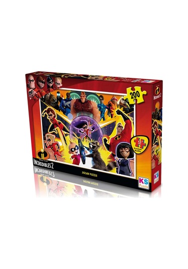 Ks İncredibles 2 Puzzle 200 Parça