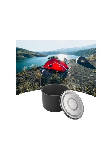 Ebitda Küçük Ve Çok Renkli Kamp Asma Tencere 8l, Dış Mekan Mutfak Çok Renkli