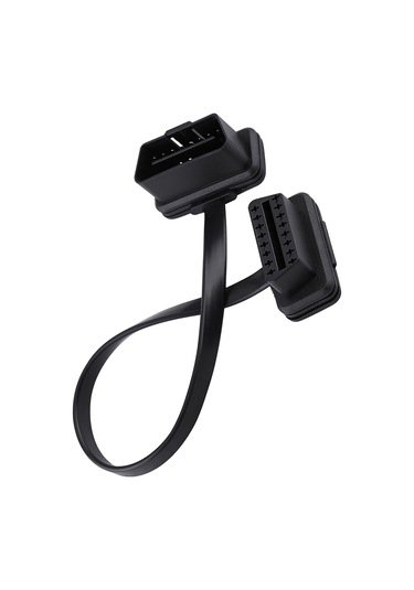 Konesam Obd2 16 Pin Ertelenme Kablosu 30cm - Erkek'den Dişiye, Araç Tanı Aletleri İçin Uzun Uzaklıkta Kullanım, Dayanıklı Abs Malzeme