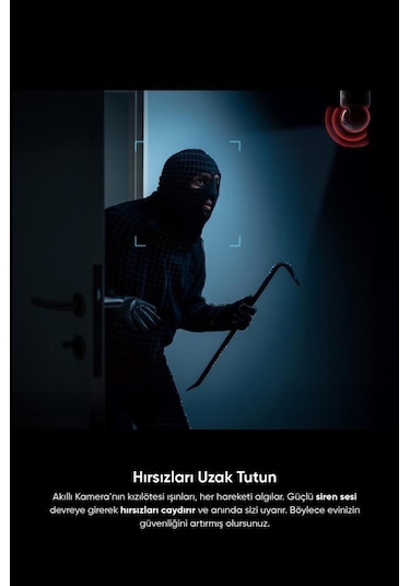 Şımart Akıllı Wi-fi 1620p 3k Ultra 360 Kamera