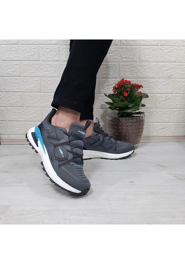 M.p. 1642 Füme Memoryfoam Kaydırmaz Rahat Spor Ayakkabı Füme