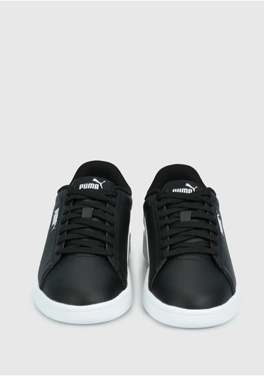 Puma Smash 3.0 L Erkek Günlük Ayakkabı 390987 Siyah Beyaz Siyah Beyaz
