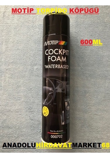 Motip Torpido ve Kokpit Koruma ve Yenileme Spreyi 600 ML