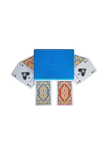 Kem Plastik Oyun Kağıdı Iskambil Kağıdı Çift Deste - Plastik Kutulu