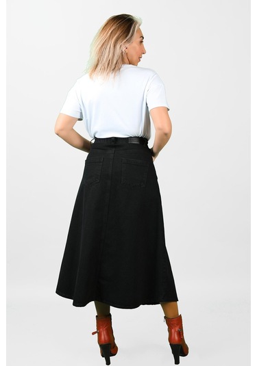 Önden Düğmeli Etek 2k/6637 001