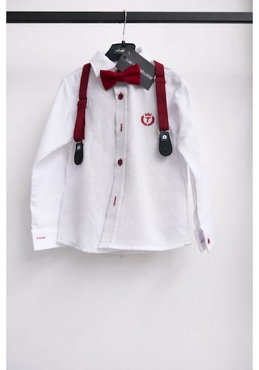Carnaval Wear Keten Papyonlu Takım Bordo