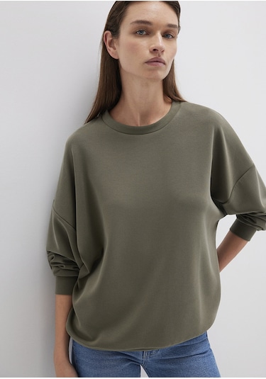 Mavi - Lux Touch Tencel Tm Modal Yeşil Sweatshirt 168837-87538 Yeşil