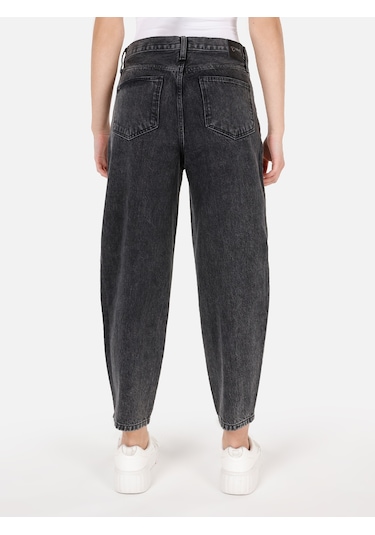Colins 850 Jenny Balon Fit Yüksek Bel Daralan Paça Gri Jean Kadın Pantolon Cl1070669 Denim