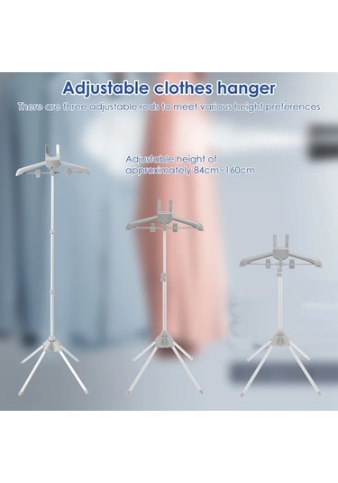 Fochsia Katlanır Alüminyum Ütü Standı Seti - Ayarlanabilir Seyahat Ütü Masası Ve Yumuşak Yün Tıraş Makinesi İle Gri Sku