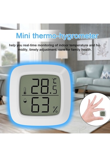 Yulong Reedark Dijital Termometre Ve Higrometre - Ev, Ofis,
