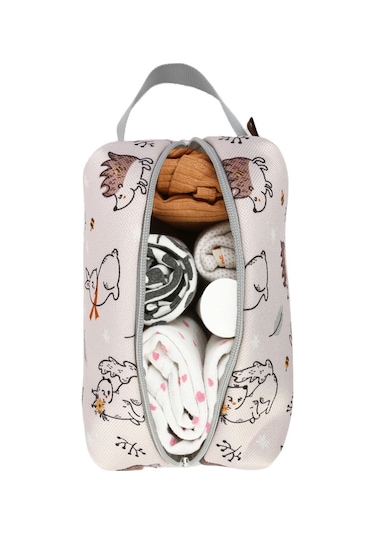 Kirli Temiz Islak Organizer Çantası Tvşn Pudra Bebek Çocuk Kıyafet Çamaşır Anne Makyaj Alezli Çanta