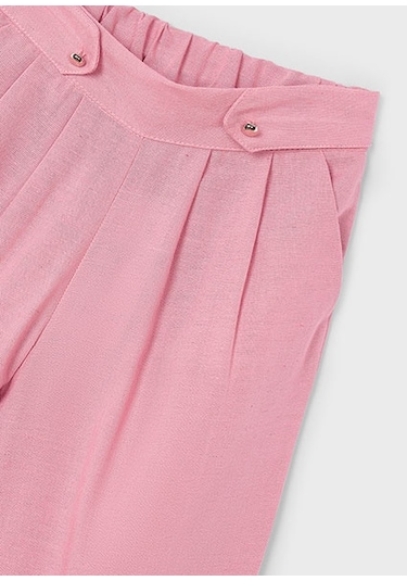 Mayoral Kız Çocuk Keten Pantolon 3551 Pembe