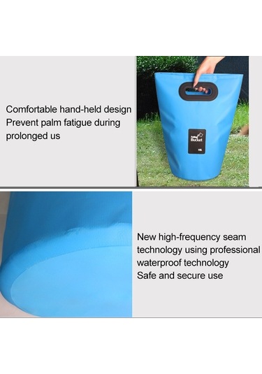 Sones Outdoor Taşınabilir Katlanır Lavabo Pvc Katlanır Kova, Kapasite: 15l Kırmızı Gül Kırmızı